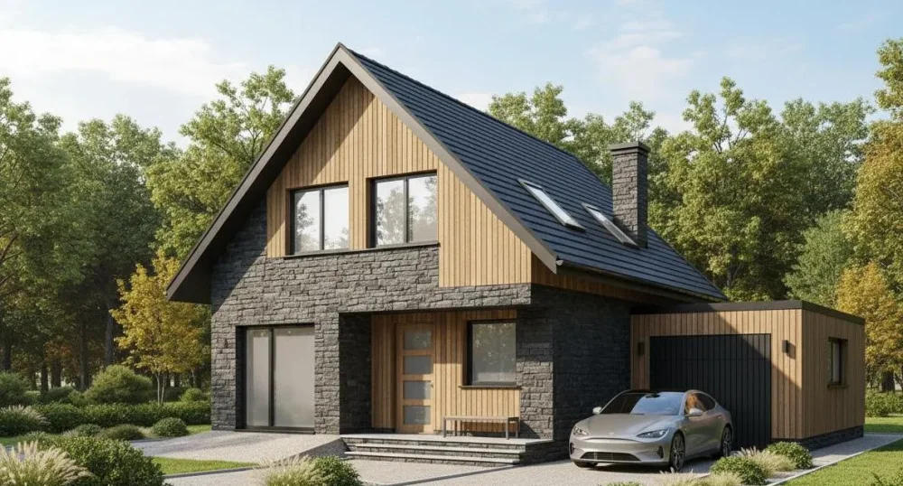 Проект Двухэтажный дом 7 на 12, 133 м2