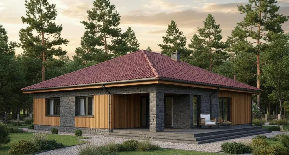 Проект Двухэтажный дом 14 на 16, 216 м2