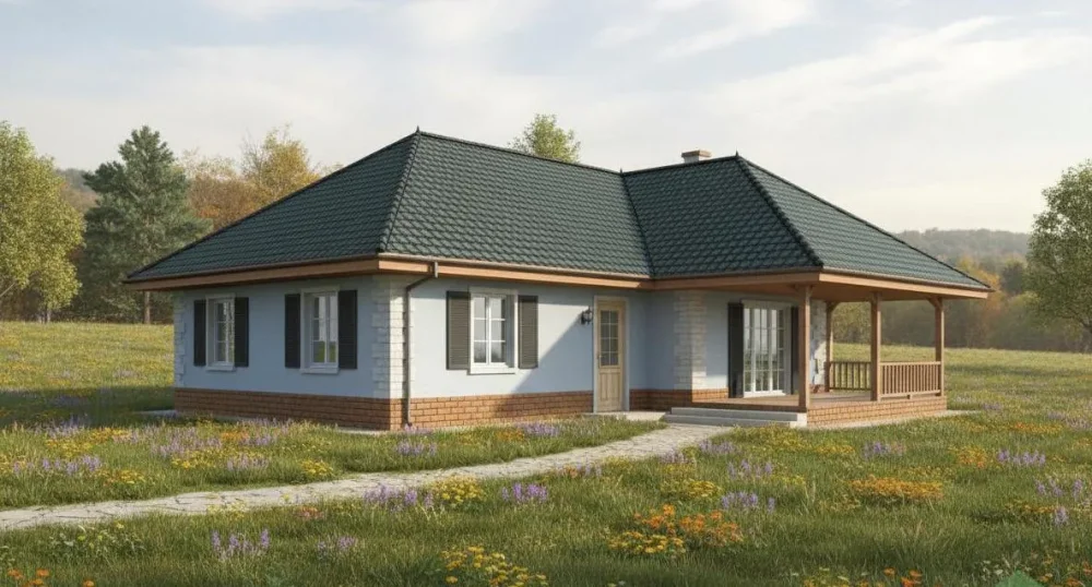 Проект Двухэтажный дом 13 на 16, 160 м2