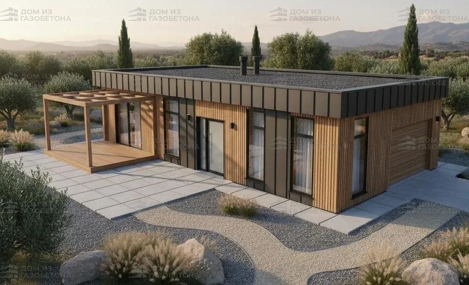 Проект Двухэтажный дом 11 на 14, 153 м2