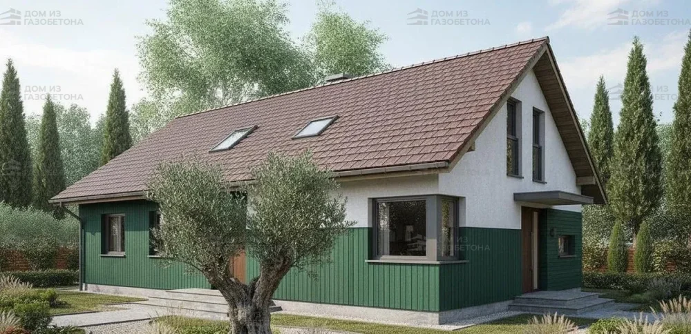 Проект Одноэтажный дом 16 на 9, 118 м2