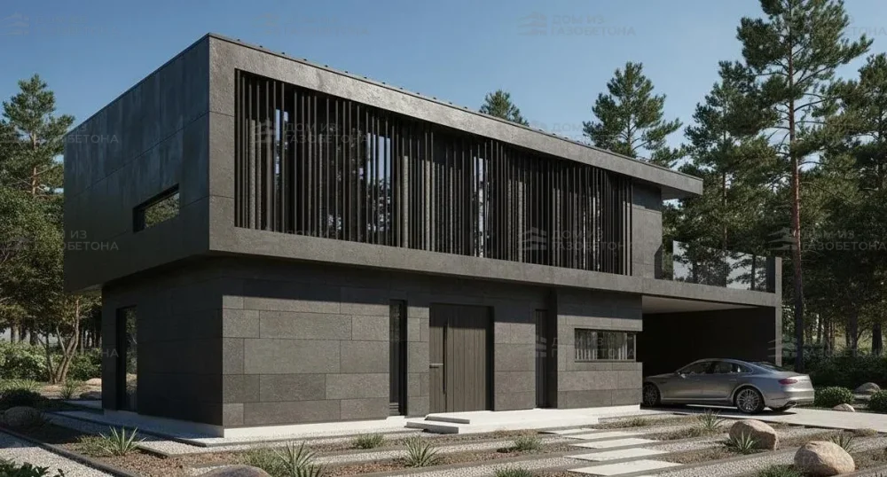 Проект Двухэтажный дом 17 на 13, 203 м2