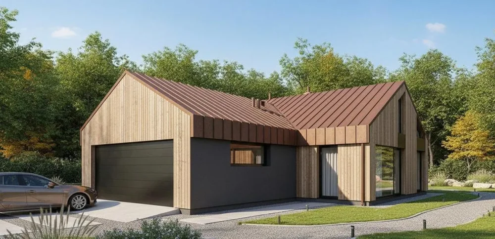 Проект Одноэтажный дом 21 на 15, 190 м2