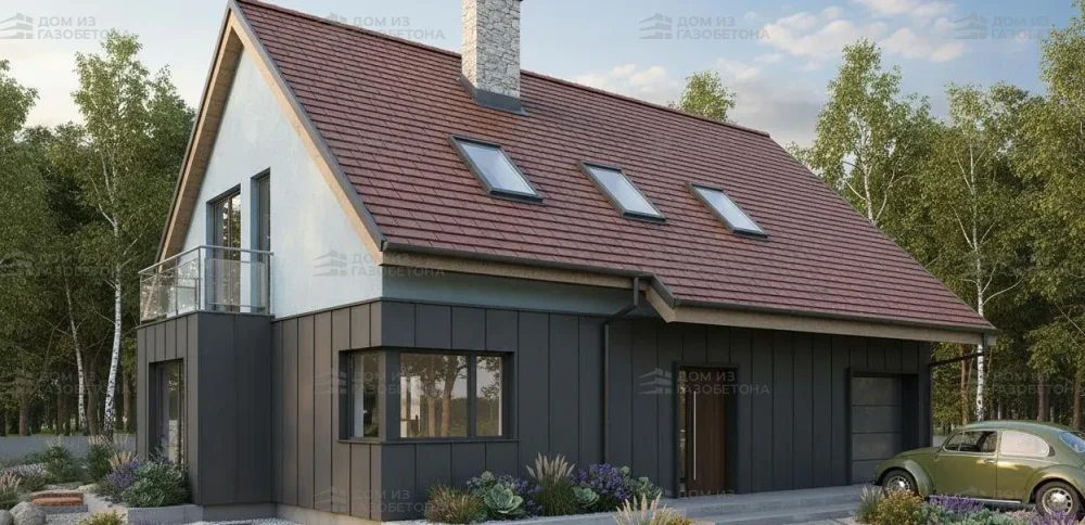 Проект Двухэтажный дом 17 на 10, 220 м2